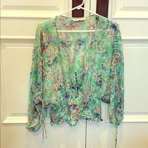 Zara floral top
